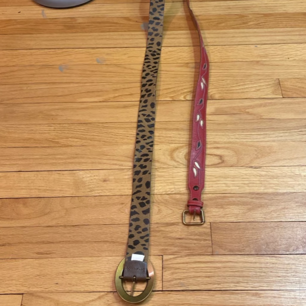 Two Unique Vintage Belts